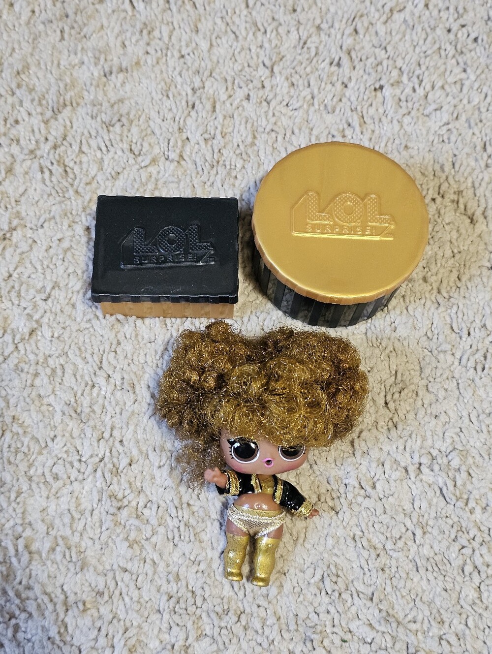 LOL Surprise Mini Doll Queen Bee Figure with Fashion Accessories & Clothes